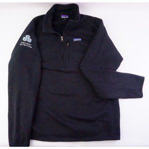 Men’s Patagonia Fleece Pullover - Black, Large Ancient Nutrition Logo